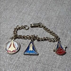 Space Shuttle Charm Bracelet from 1980’s. WA140